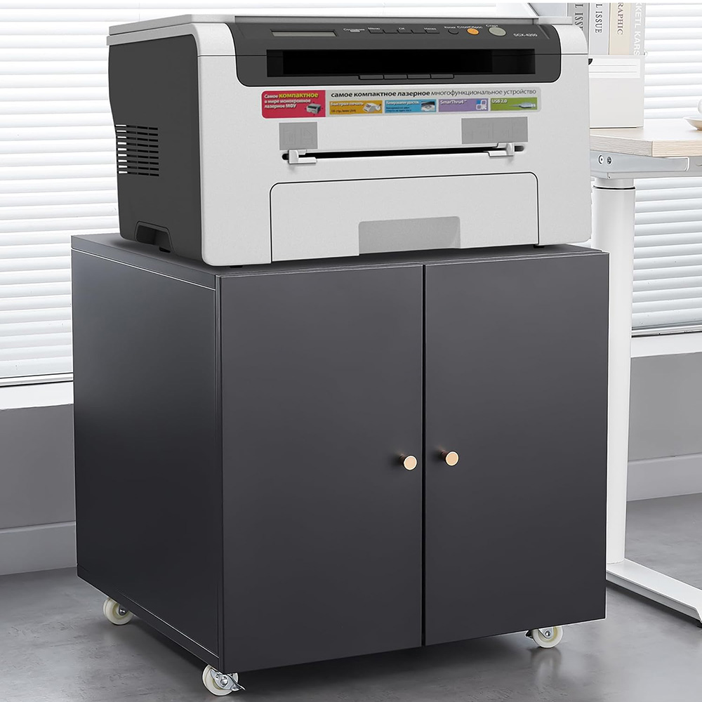 Commercial Printing Services - Stand Printer Logam dengan Penyimpanan File,