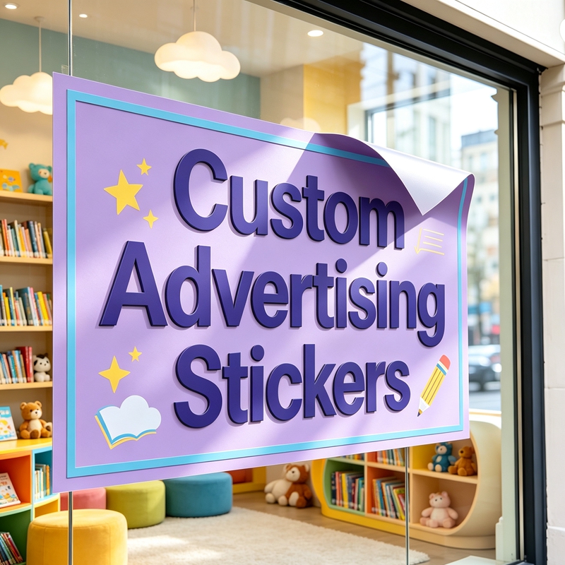 Commercial Wall Printing - Stiker Branding Komersial Ukuran Kustom Premium