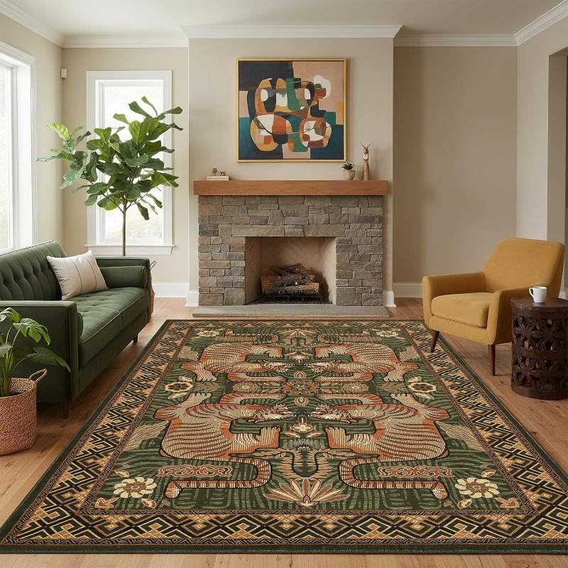 Karpet Ruang Tamu Motif Hewan  - Printing On Commercial ulasan dan harga
