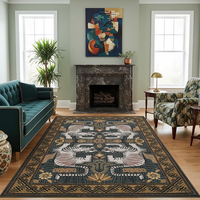 Karpet Ruang Tamu Motif Hewan  - Printing On Commercial ulasan dan harga
