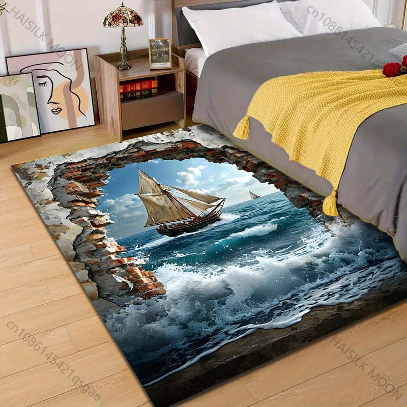 1 Buah Karpet Cetak Kapal Laya - Commercial Wall Printing ulasan dan harga