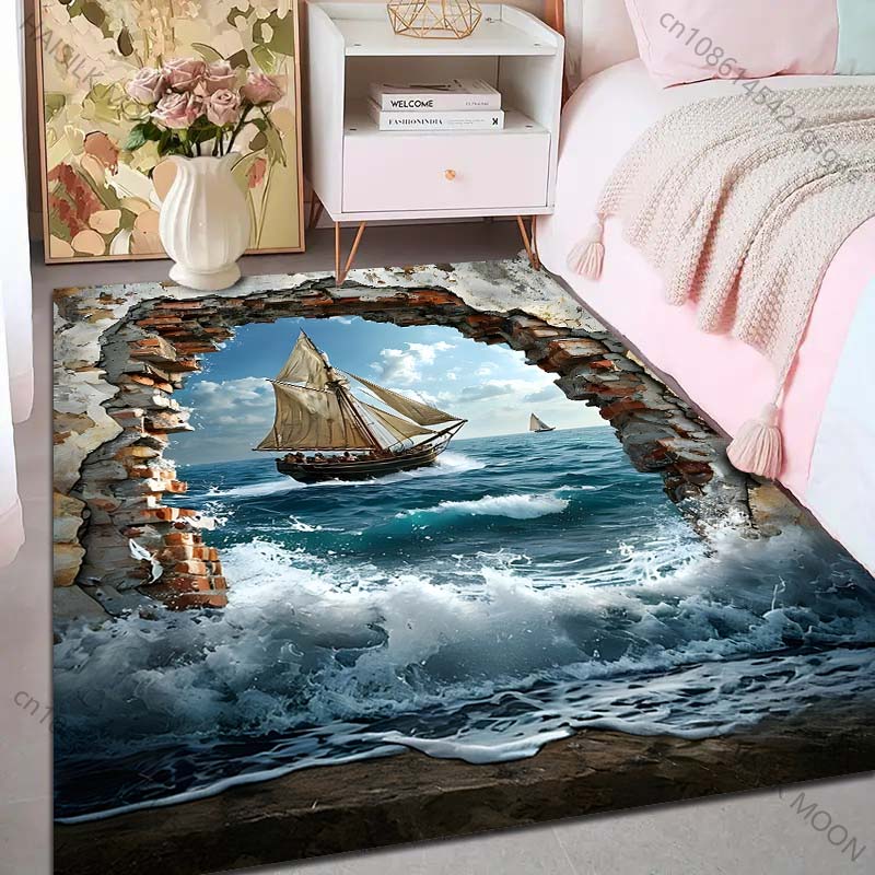 1 Buah Karpet Cetak Kapal Laya - Commercial Wall Printing ulasan dan harga