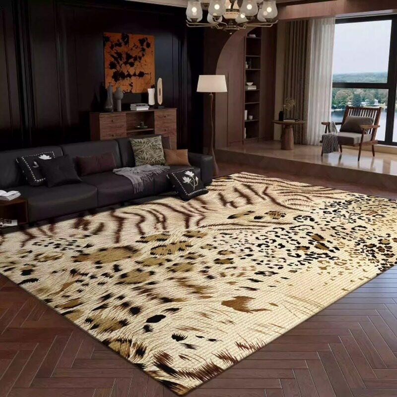 Karpet Ruang Tamu Motif Macan  - Printing On Commercial ulasan dan harga