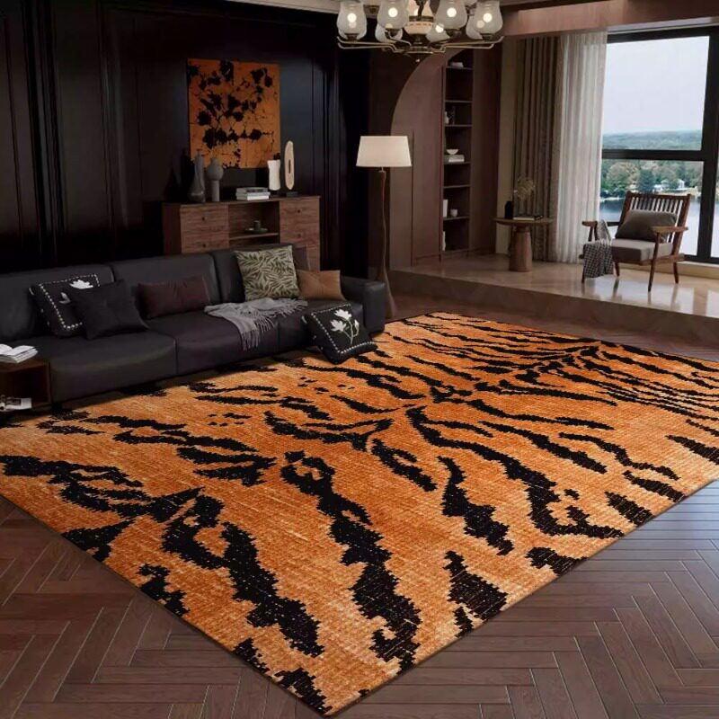 Karpet Ruang Tamu Motif Macan  - Printing On Commercial ulasan dan harga