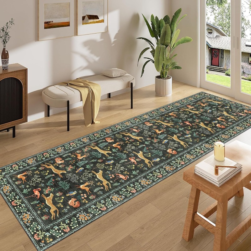 Karpet Lantai Motif Hutan Boho - Commercial Printing Services ulasan dan harga