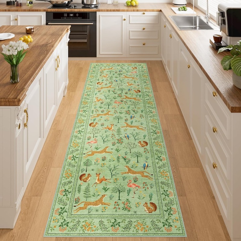 Karpet Lantai Motif Hutan Boho - Commercial Printing Services ulasan dan harga