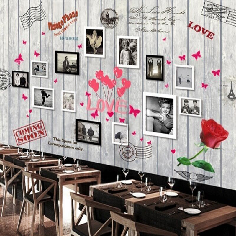Foto bentuk hati dengan tekstu - Commercial Wall Printing ulasan dan harga
