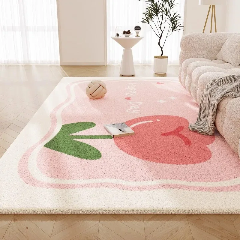 Karpet Ruang Tamu Merah Muda M - Printing On Commercial ulasan dan harga